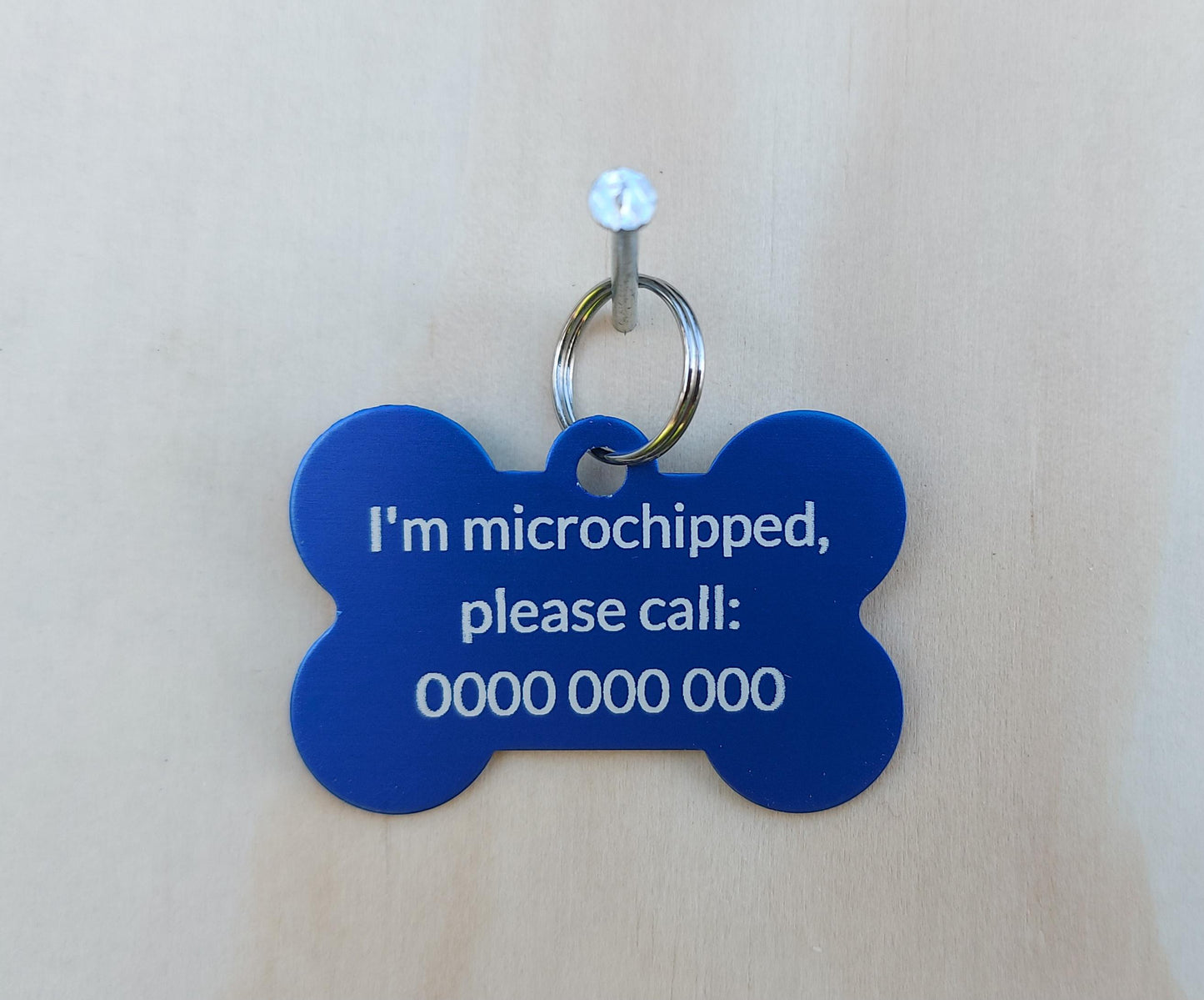 Personalised Anodized Aluminum Bone Shaped Dog Cat Pet ID Collar Tags Mixed Colours Personalized Animal Charm Name Plate Vet Microchipped